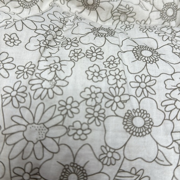 CDRL Gray Puffer Euro Jacket Coccodrillo, Size 140 - 10 USA, Floral lining - Picture 4 of 8